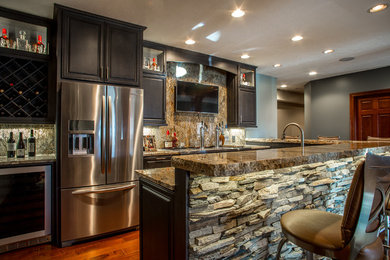 Basement - traditional basement idea in Other