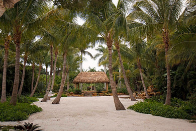 Inspiration for a tropical landscaping in Other.
