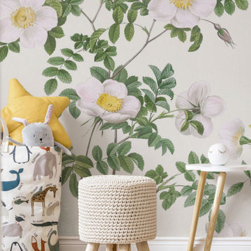 Kid's + Nursery Room Wall Mural Ideas