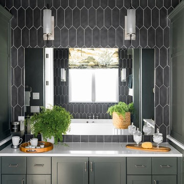 Stylish Lake Forest Bathroom Remodel