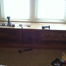 Custom Mahogany Window seat - Products