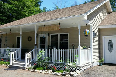 Inspiration for a modern exterior home remodel in Burlington