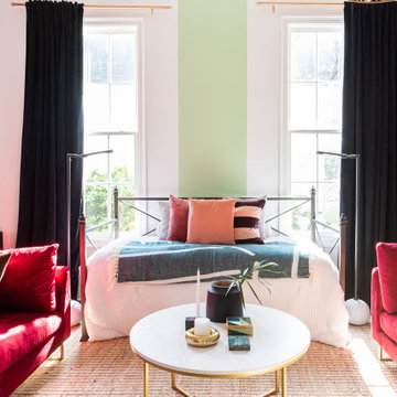 New Orleans Garden District Home | Sitting Room in Master Bedroom