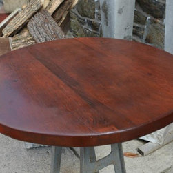 Machine Base Cafe Table - Table Tops And Bases