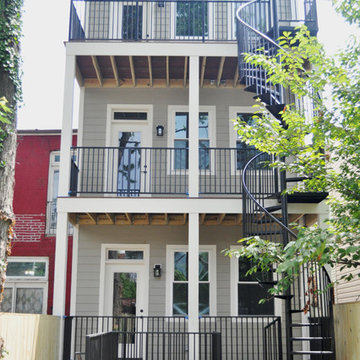 Steel Decks, Guardrails and Spiral Stairs