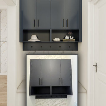 Custom Mudroom Closet & Bench by Trendy Closet