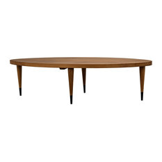 5 Feet Coffee Tables Houzz 68 5 W Coffee Table Exotic Natural Teak Wood Tapered Legs Ced Feet