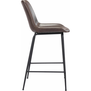 Salem Counter Chair - Brown