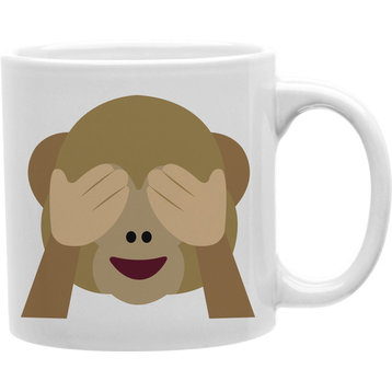 See No Evil Monkey Emoji Mug