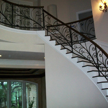 Interior Iron Staircase Railing
