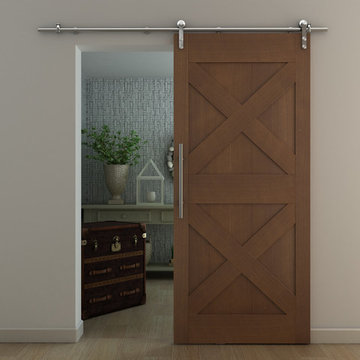91 Series | Stainless Steel Barn Door Hardware
