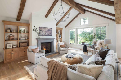 Living room photo in Minneapolis