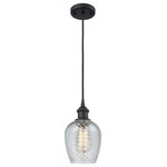 Innovations Lighting - Salina LED Mini Pendant, 5", Matte Black, Glass: Clear Spiral Fluted - A truly dynamic fixture, the Ballston fits seamlessly amidst most decor styles. Its sleek design and vast offering of finishes and shade options makes the Ballston an easy choice for all homes.