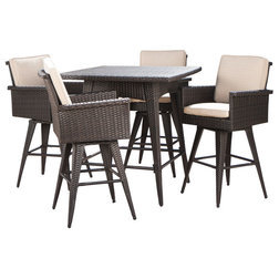 Tropical Outdoor Dining Sets by GDFStudio