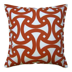 Santorini Persimmon Pillow - Decorative Pillows