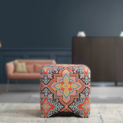 Isaac Accent Cube, Tango Orange, Boho - Products