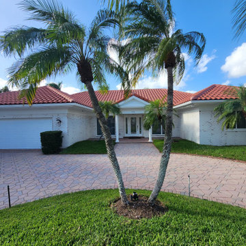 Front of home with German smear