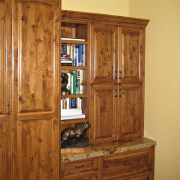 Office Guest Room - Filing Cabinets and Shelves