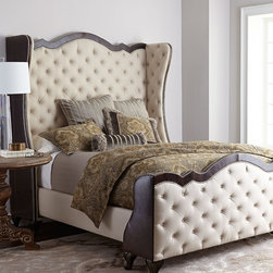 Ashton Linen & Leather Headboards & Beds - Beds