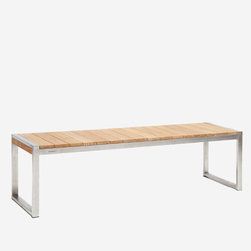 Wintons Teak allure backless bench - Outdoor Benches
