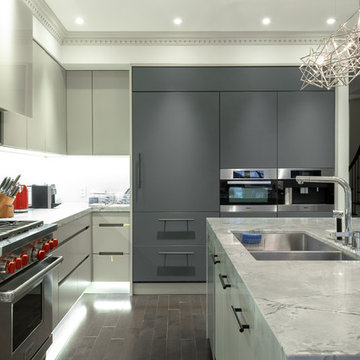 Fenix kitchen cabinets