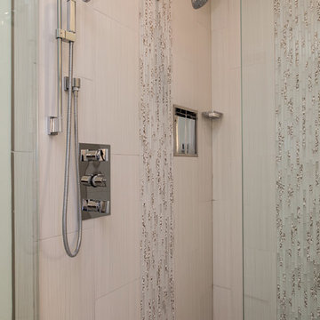 Double Headed Huge Glass Door Shower