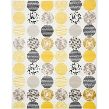 Contemporary Urbana 8'x10' Rectangle Well Rounded Area Rug
