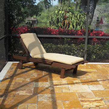 OUTDOOR FURNITURE TEAK AND POLYMER