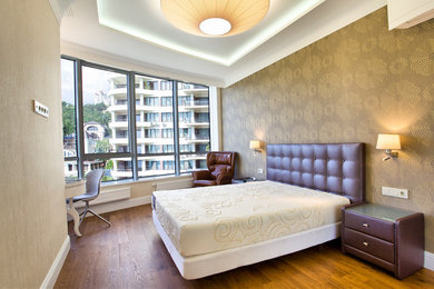 Example of a trendy home design design in Other