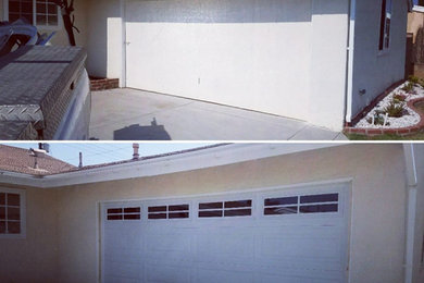 Before and After Garage Door Repair