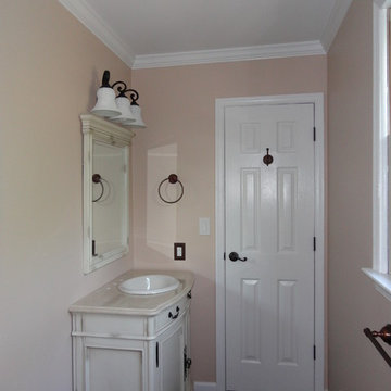 Bath Remodel WIth Tiled Floor and Shower