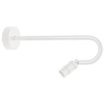 Troy RLM - LED Bullet Head U Arm Wall Sconce, Gloss White - RLM stands for Reflective Luminaire Manufacturer.