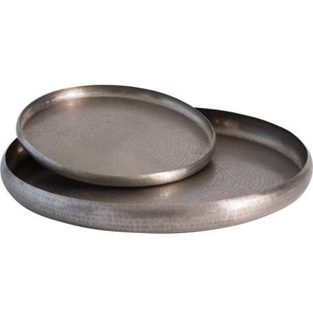 Offering Tray - Antique Nickel, Small