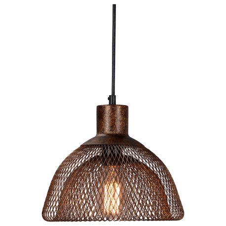Polaris 10 inch Mesh Pendant by Kosas Home