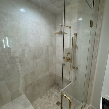 Buckhead Penthouse Luxury Primary Bathroom Remodel with Steam Shower