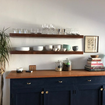 Exotic Wood Floating Shelves