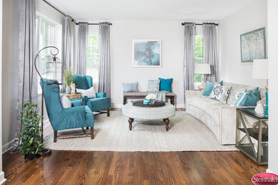 Turquoise Trends - Formal Living Room Project