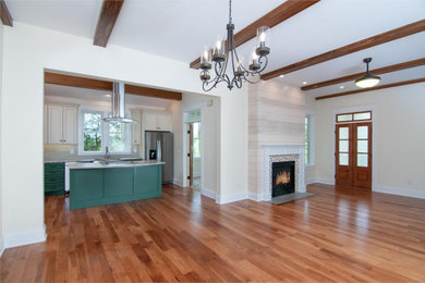 Living room - country living room idea in Other