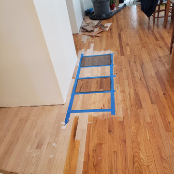 Residential wood installation