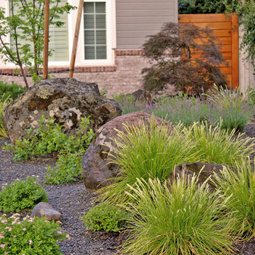 Boulders and Perrenials