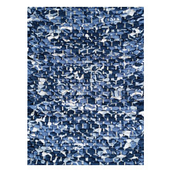 Loominaries - Regal Indoor and Outdoor Rag Rug, 8"x10" - Outdoor Rugs