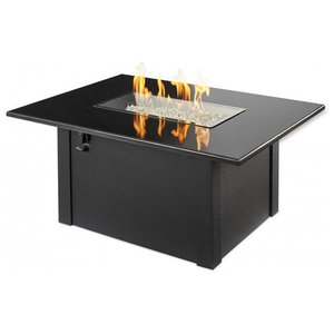 Grandstone Fire Table W Electronic Ignition Lp Black Metal Base