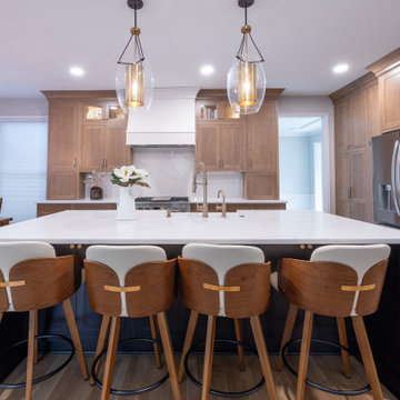 Dream Kitchen Remodel with Expanded Layout and Custom Details