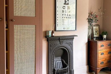 Design ideas for a traditional bedroom in West Midlands.