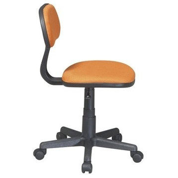 Task Chair in Orange Fabric