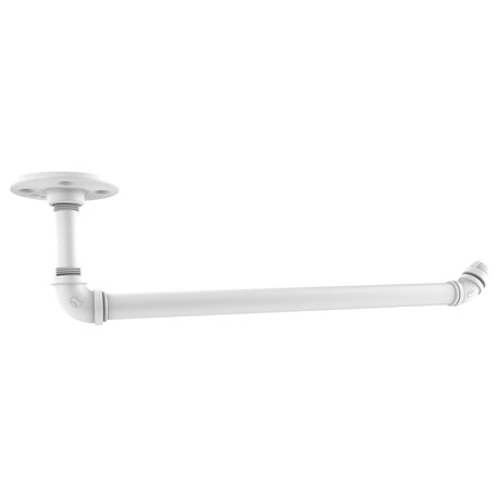 Pipeline Under Cabinet Paper Towel Holder, Matte White