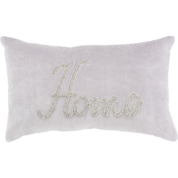 Home Pillow - Gray, 1'x1'8"