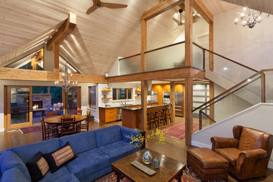 Inspiration for a timeless living room remodel in Vancouver