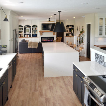 Modern Kitchen with Massive Island