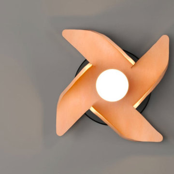 Naaya Ceramic Windmill Wall Sconce